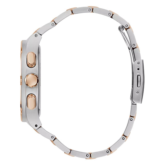 Montre Guess GW0572G4 pour homme Couleur du boîtier 2 tons - Bracelet en acier inoxydable de forme carrée