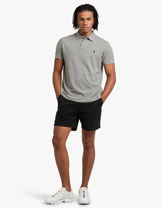 Custom Slim Fit Mesh S/S Polo Shirt - Canterbury Heather