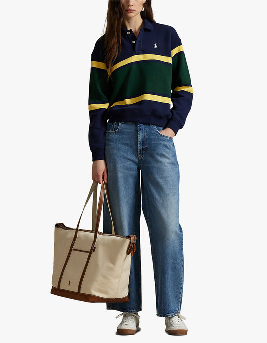 Knit Sweatshirt - Navy Multi