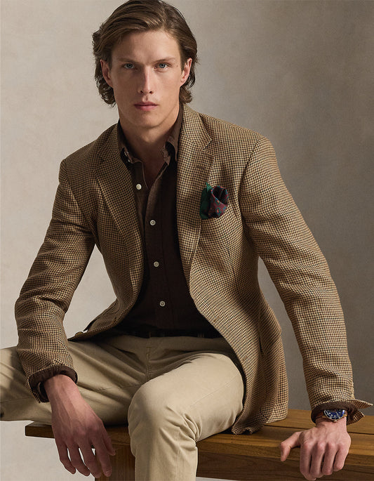 Custom Fit Garment Dyed Oxford Shirt - Nutmeg Brown