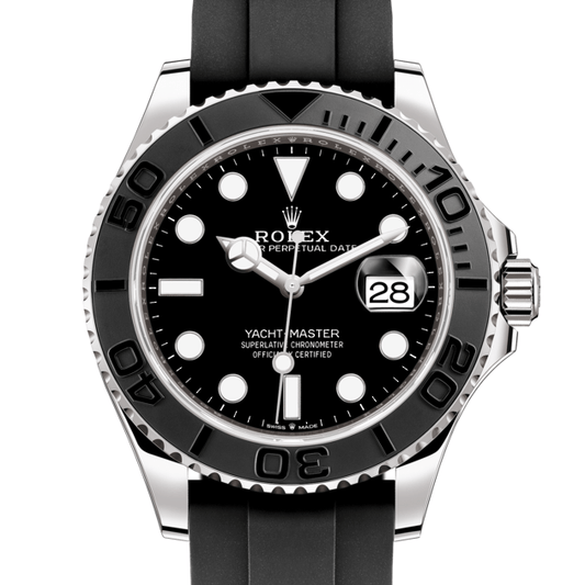 Yacht Master Caoutchouc Noir