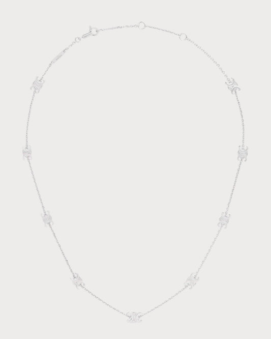 CELINE Triomphe Triomphe Necklace Brass(Mini/2 Colors)