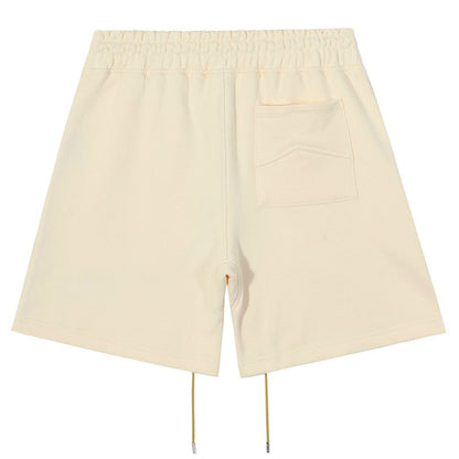 RHUDE Summer embroidery vintage drawstring Shorts