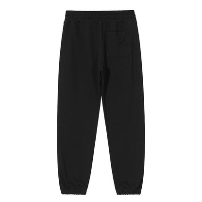 RHUDE embroidered slogan logo sweatpants