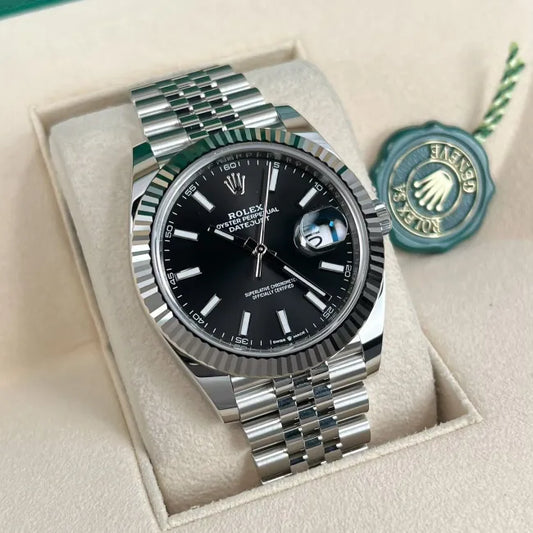 Datejust Noir Stick Dial Oyster