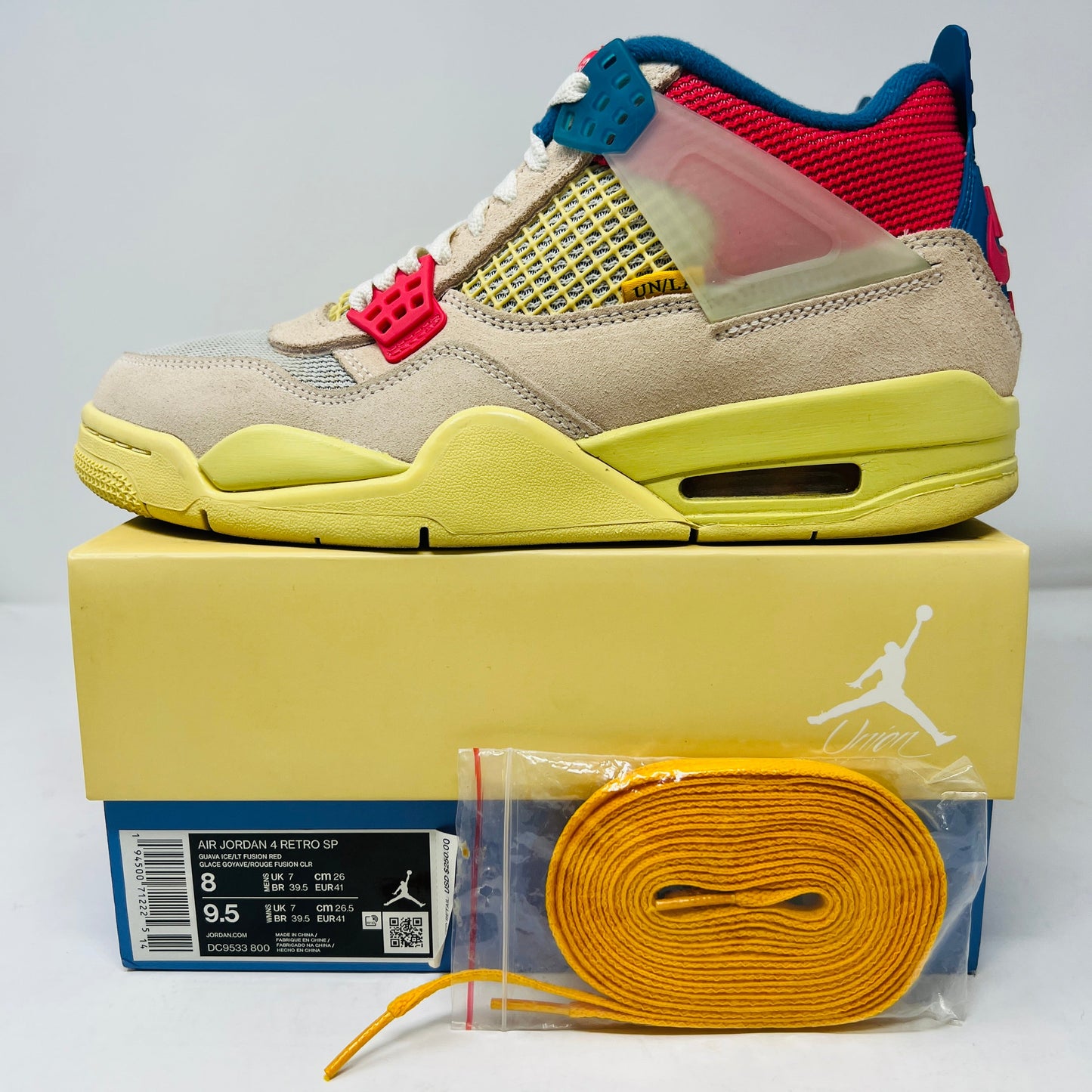Jordan 4 Retro Union Guava Ice