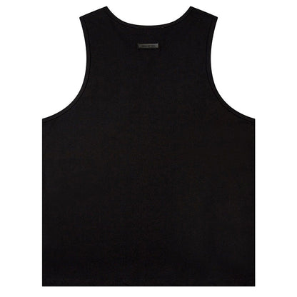 Fear Of God Flocked letter crew neck Sleeveless T-Shirts