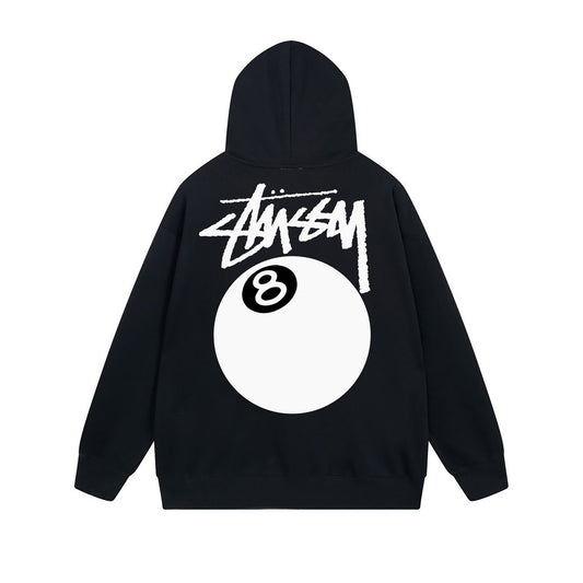 Stussy Hoodie Zip Cardigan Hooded Sweater