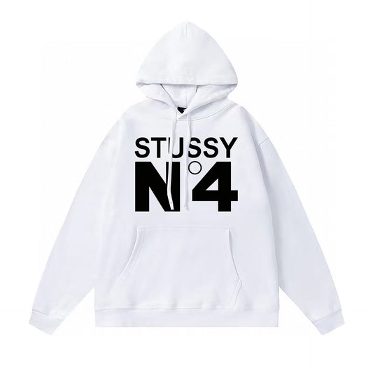 Stussy Hoodie Fall/Winter Fleece Hooded Sweater