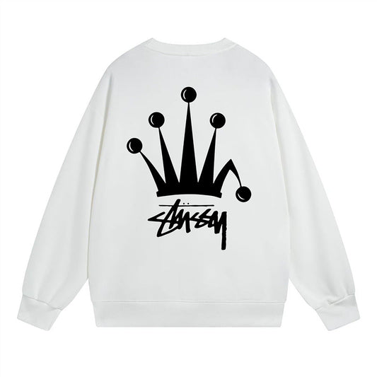 Stussy Sweatshirts Crew Neck Fleece Sweater