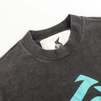 Fear Of God X RRR123 washed and distressed short-sleeved T-shirts