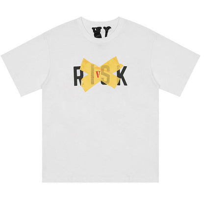 VLONE Yellow PoliceTape Letters T-shirts