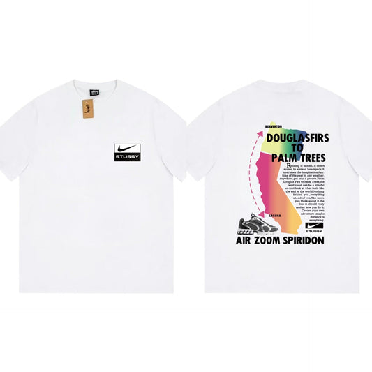 Stussy T Shirts Loose Casual T-Shirts Same for Men and Women