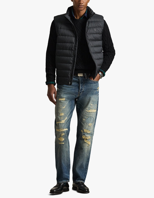 The Colden Packable Matte Vest - Polo Black