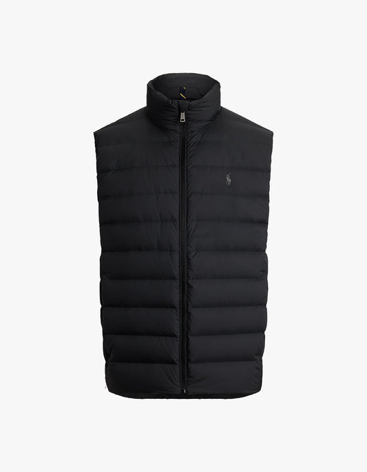 The Colden Packable Matte Vest - Polo Black