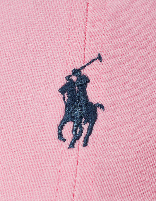 Cotton Chino Ball Cap - Carmel Pink/Jewel Blue
