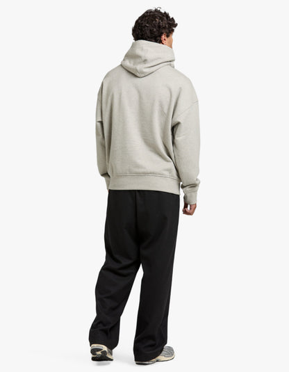 Relaxed Fit Logo Fleece Hoodie - Dark Sport Heather