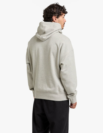 Relaxed Fit Logo Fleece Hoodie - Dark Sport Heather