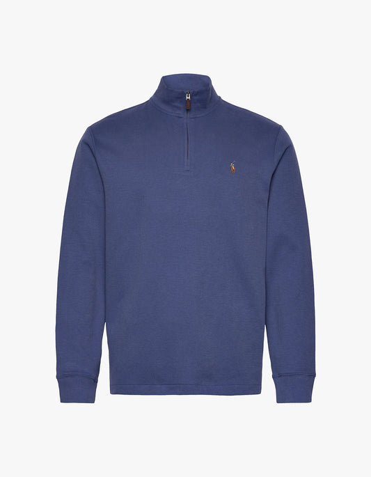 Estate Rib Quarter Zip Pullover - Old Royal