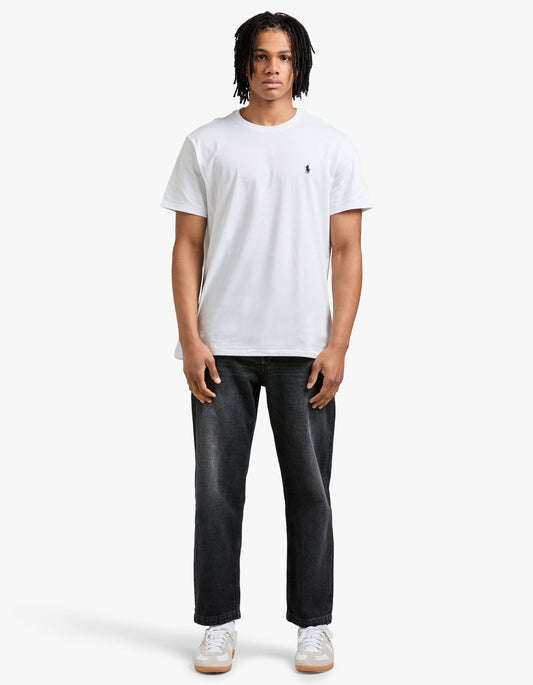 Custom Slim Fit Crew Neck T Shirt - White