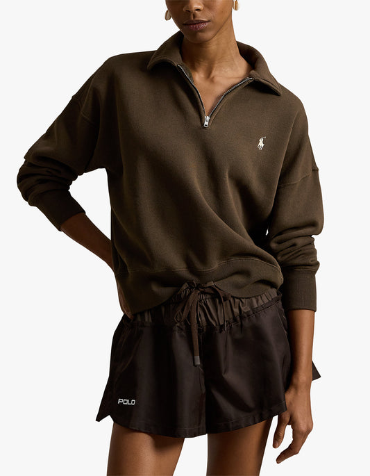 Fleece Quarter-Zip - York Brown