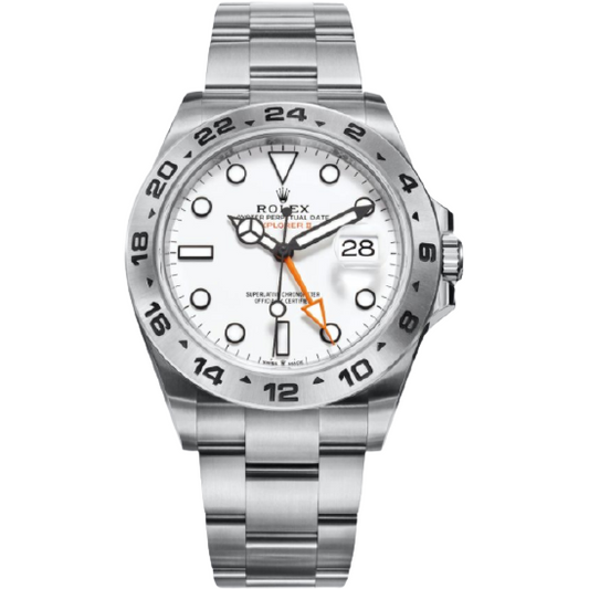RLX Explorer II Orange Hand Steel