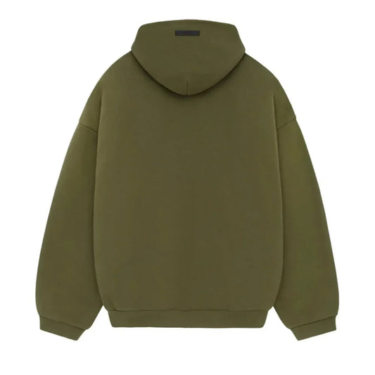 Fear of God Essentials Fleece Hoodie Military