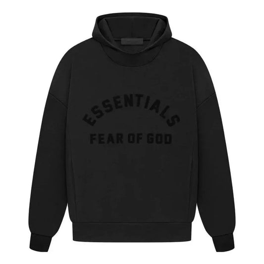 Fear of God Essentials Black Collection Hoodie Jet Black