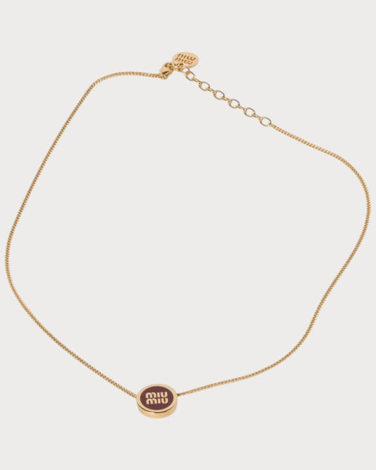 MIU MIU Metal Necklace(4 Colors)