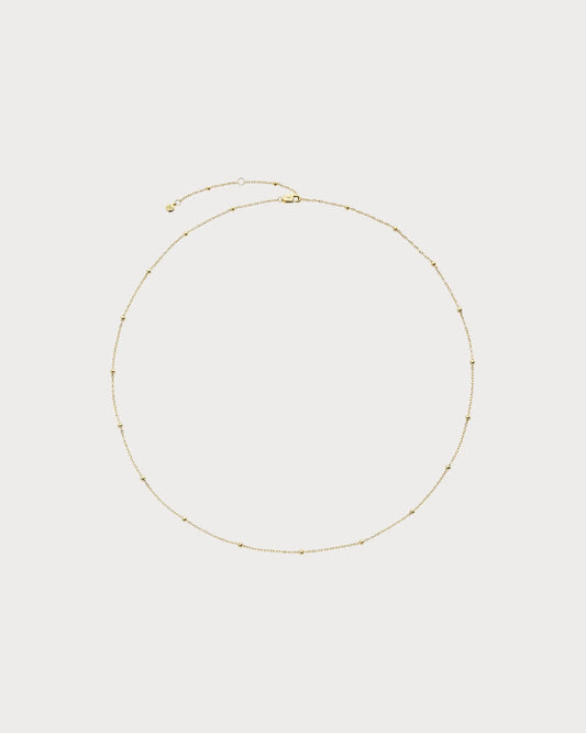 MONICA VINADER Beaded 14ct Yellow-Gold Chain Necklace(Gold)