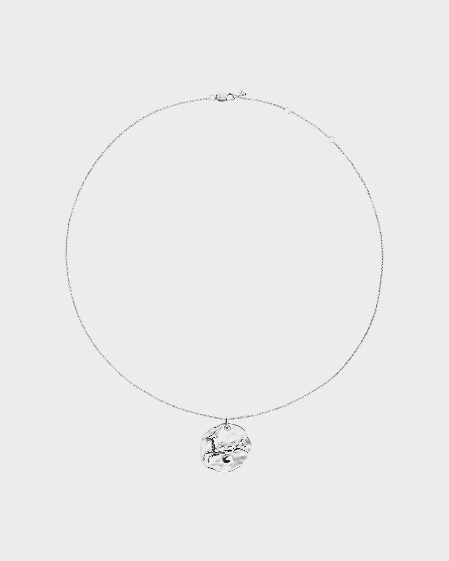 MONICA VINADER Capricorn Zodiac Sterling-Silver Pendant Necklace(Silver)
