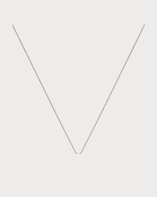 MONICA VINADER Sterling Silver Adjustable 15-17 Rolo Chain(Silver)