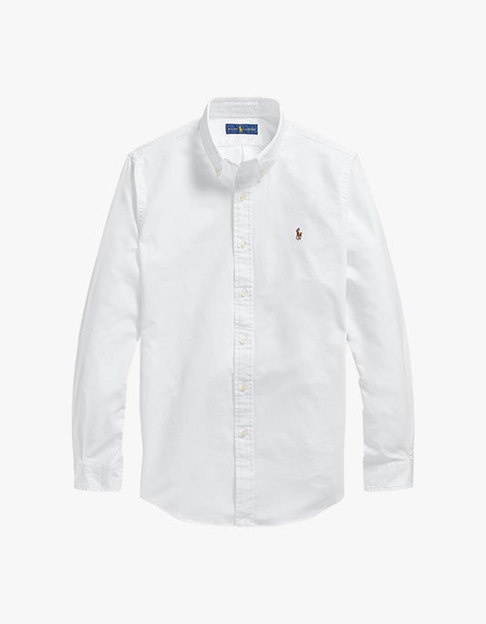 Custom Fit Oxford Shirt - White
