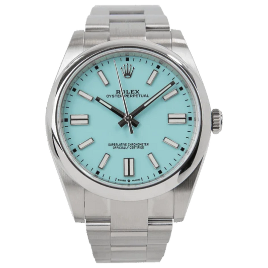 Oyster Perpetual Tiffany Blue Dial 124300 41 mm