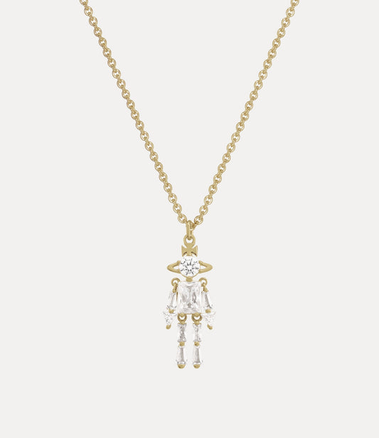 VIVIENNE WESTWOOD Issa Pendant Necklace Brass(Gold)